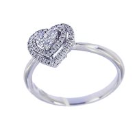 Anello Mirco Visconti Donna in Oro bianco Diamante 0.26 Ct AB880/025 - AB880/025-14